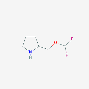 2-(Difluoromethoxymethyl)pyrrolidine