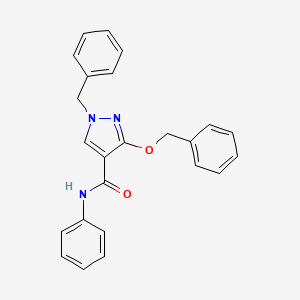 1-benzyl-3-(benzyloxy)-N-phenyl-1H-pyrazole-4-carboxamide