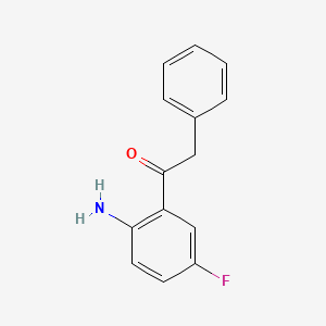 1-(2-Amino-5-fluorophenyl)-2-phenylethanone