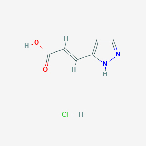 3-(1H-Pyrazol-3-yl)acrylic acid hydrochloride