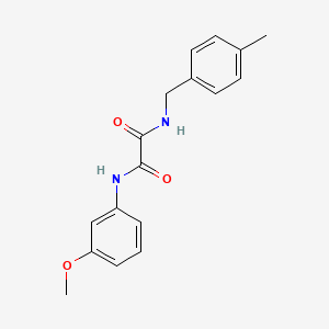 molecular formula C17H18N2O3 B2465169 N-(3-甲氧基苯基)-N'-(4-甲基苄基)乙二酰胺 CAS No. 346445-89-4