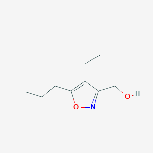 molecular formula C9H15NO2 B2465198 (4-Ethyl-5-propyl-1,2-oxazol-3-yl)methanol CAS No. 1516182-48-1