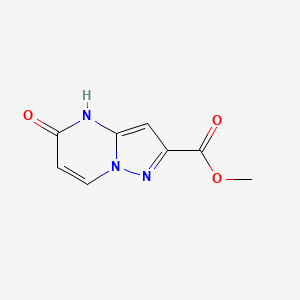 molecular formula C8H7N3O3 B2465204 Methyl 5-oxo-4,5-dihydropyrazolo[1,5-a]pyrimidine-2-carboxylate CAS No. 1228351-47-0