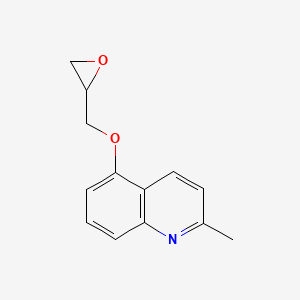 2-Methyl-5-(oxiran-2-ylmethoxy)quinoline