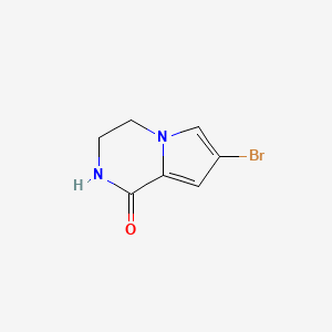 7-Bromo-3,4-dihydropyrrolo[1,2-a]pyrazin-1(2H)-one
