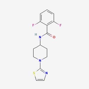 2,6-difluoro-N-(1-(thiazol-2-yl)piperidin-4-yl)benzamide