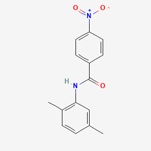 molecular formula C15H14N2O3 B2465234 N-(2,5-dimethylphenyl)-4-nitrobenzamide CAS No. 109963-42-0