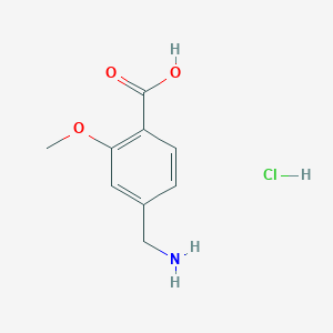 4-(Aminomethyl)-2-methoxybenzoic acid hydrochloride