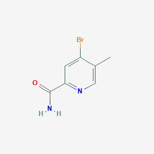 molecular formula C7H7BrN2O B2465252 4-Bromo-5-methylpicolinamide CAS No. 1823882-81-0