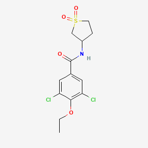 3,5-dichloro-N-(1,1-dioxidotetrahydrothiophen-3-yl)-4-ethoxybenzamide