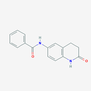 molecular formula C16H14N2O2 B2465264 N-(2-oxo-1,2,3,4-tetrahydroquinolin-6-yl)benzamide CAS No. 99139-81-8