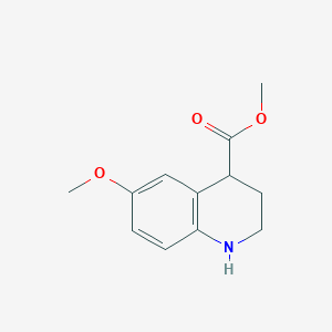Methyl 6-methoxy-1,2,3,4-tetrahydroquinoline-4-carboxylate