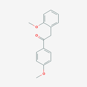 molecular formula C16H16O3 B246529 2-(2-Methoxyphenyl)-1-(4-methoxyphenyl)ethanone 