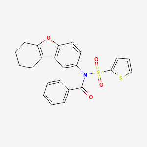 N-(6,7,8,9-tetrahydrodibenzofuran-2-yl)-N-thiophen-2-ylsulfonylbenzamide