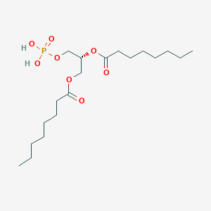 molecular formula C19H37O8P B024653 1,2-Dioctanoyl-sn-glycero-3-phosphate CAS No. 102731-57-7