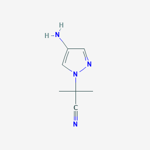 2-(4-Aminopyrazol-1-yl)-2-methyl-propanenitrile