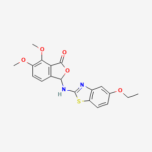 3-((5-ethoxybenzo[d]thiazol-2-yl)amino)-6,7-dimethoxyisobenzofuran-1(3H)-one