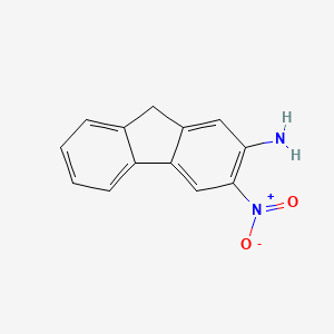molecular formula C13H10N2O2 B2465362 3-硝基-9H-芴-2-胺 CAS No. 29005-18-3