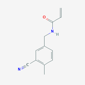 N-[(3-Cyano-4-methylphenyl)methyl]prop-2-enamide