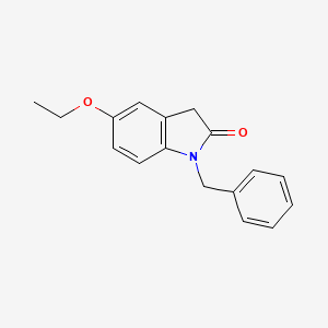 molecular formula C17H17NO2 B2465414 1-benzyl-5-ethoxy-3H-indol-2-one CAS No. 346577-65-9