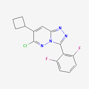 6-Chloro-7-cyclobutyl-3-(2,6-difluorophenyl)-[1,2,4]triazolo[4,3-b]pyridazine