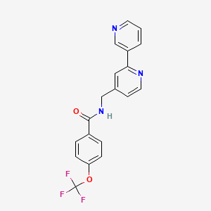 N-([2,3'-bipyridin]-4-ylmethyl)-4-(trifluoromethoxy)benzamide