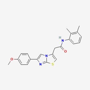 N-(2,3-dimethylphenyl)-2-[6-(4-methoxyphenyl)imidazo[2,1-b][1,3]thiazol-3-yl]acetamide