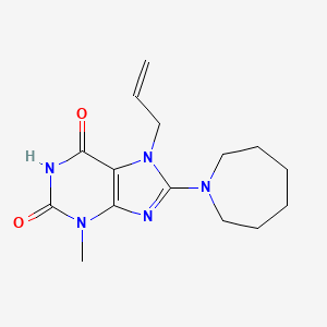 7-Allyl-8-azepan-1-yl-3-methyl-3,7-dihydro-purine-2,6-dione