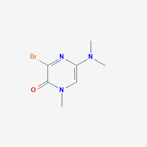 3-Bromo-5-(dimethylamino)-1-methylpyrazin-2-one