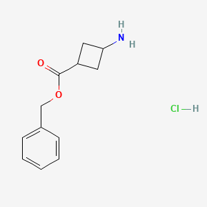 Benzyl 3-aminocyclobutane-1-carboxylate;hydrochloride