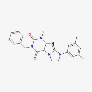 3-benzyl-8-(3,5-dimethylphenyl)-1-methyl-1H,2H,3H,4H,6H,7H,8H-imidazo[1,2-g]purine-2,4-dione