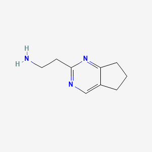 2-{5H,6H,7H-cyclopenta[d]pyrimidin-2-yl}ethan-1-amine
