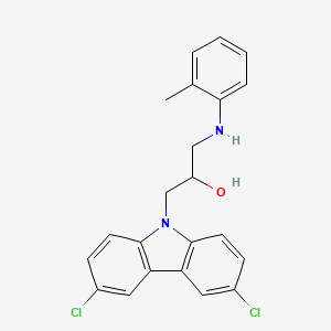 1-(3,6-dichloro-9H-carbazol-9-yl)-3-(o-tolylamino)propan-2-ol