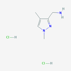 (1,4-dimethyl-1H-pyrazol-3-yl)methanamine dihydrochloride