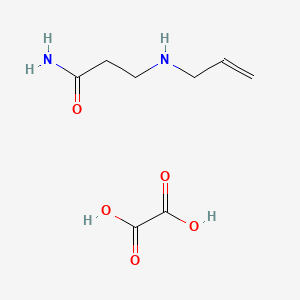 molecular formula C8H14N2O5 B2465541 N3-Prop-2-en-1-yl-beta-alaninamide (C2H2O4) CAS No. 1385694-23-4