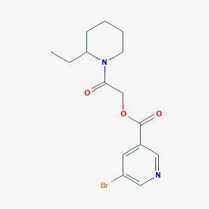 2-(2-Ethylpiperidin-1-yl)-2-oxoethyl 5-bromopyridine-3-carboxylate