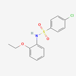 4-chloro-N-(2-ethoxyphenyl)benzene-1-sulfonamide