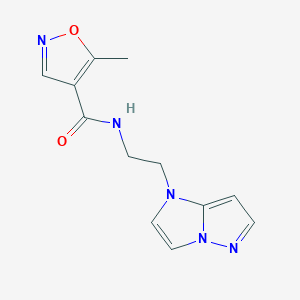 N-(2-(1H-imidazo[1,2-b]pyrazol-1-yl)ethyl)-5-methylisoxazole-4-carboxamide