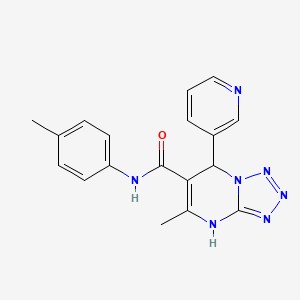 5-methyl-7-(pyridin-3-yl)-N-(p-tolyl)-4,7-dihydrotetrazolo[1,5-a]pyrimidine-6-carboxamide