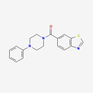 Benzo[d]thiazol-6-yl(4-phenylpiperazin-1-yl)methanone
