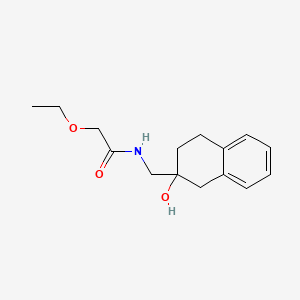 molecular formula C15H21NO3 B2465605 2-ethoxy-N-((2-hydroxy-1,2,3,4-tetrahydronaphthalen-2-yl)methyl)acetamide CAS No. 1421451-67-3