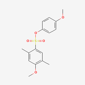 4-Methoxyphenyl 4-methoxy-2,5-dimethylbenzene-1-sulfonate