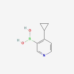 molecular formula C8H10BNO2 B2465629 (4-Cyclopropylpyridin-3-yl)boronic acid CAS No. 1428882-23-8