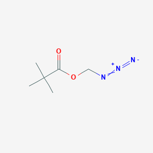 molecular formula C6H11N3O2 B2465702 Azidomethyl 2,2-dimethylpropanoate CAS No. 872700-68-0