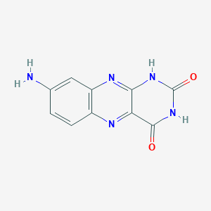 molecular formula C10H7N5O2 B2465752 8-氨基苯并[g]蝶啶-2,4(1H,3H)-二酮 CAS No. 4713-68-2