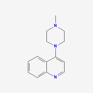 molecular formula C14H17N3 B2465903 4-(4-甲基哌嗪-1-基)喹啉 CAS No. 54797-33-0