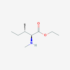 ethyl (2S,3S)-3-methyl-2-(methylamino)pentanoate