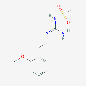 N-(N-(2-methoxyphenethyl)carbamimidoyl)methanesulfonamide