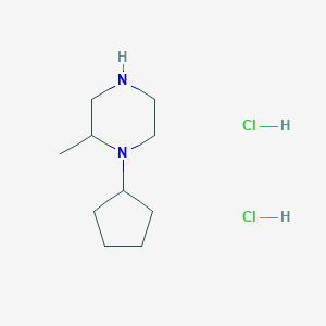 1-Cyclopentyl-2-methylpiperazine dihydrochloride
