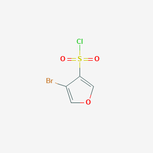 molecular formula C4H2BrClO3S B2465990 4-Bromofuran-3-sulfonyl chloride CAS No. 1780770-52-6